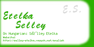 etelka selley business card